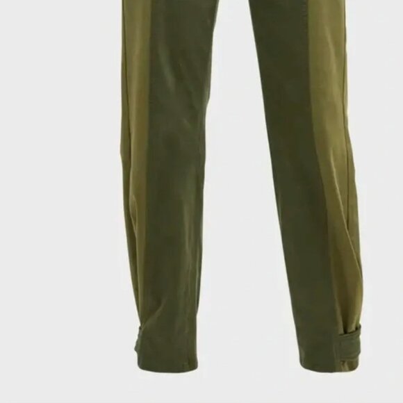 Veronica Beard Marley High-Rise Straight Two-Toned Convertible Leg Jeans Women's - Picture 3 of 10